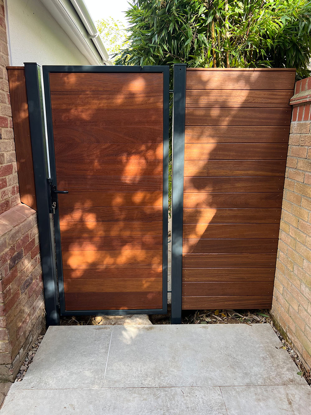 Metal Framed Timber Split Side Gates