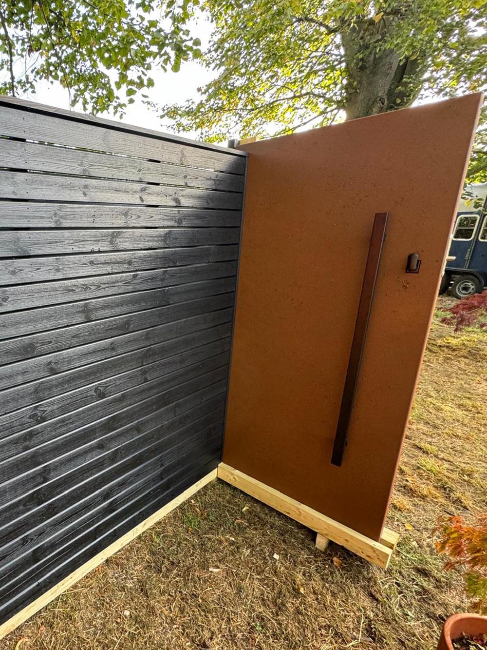 Golden Gate and Wooden Fence